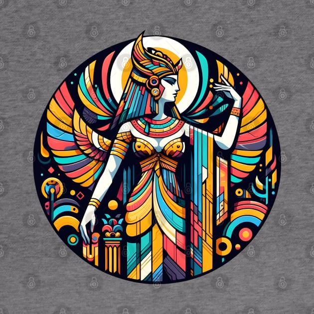 Abstract Goddess Isis by VuriousArtworks